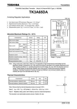 TK3A65D
