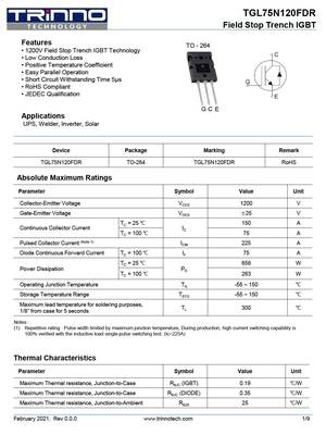 TGL75N120FDR
