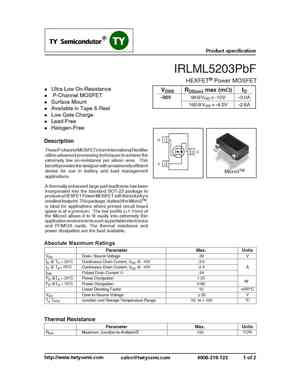 IRLML5203PBF
