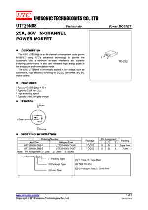 UTT25N08
