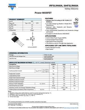 SIHFSL9N60A
