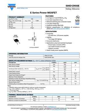 SIHD12N50E
