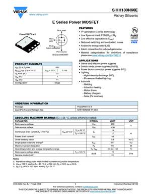 SIHH180N60E
