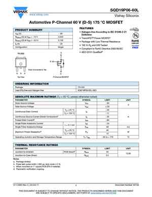 SQD19P06-60L
