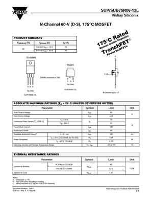 SUB75N06-08
