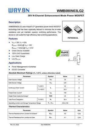 WMB080N10LG2
