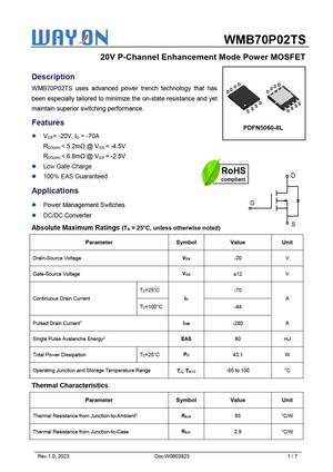 WMB70P02TS
