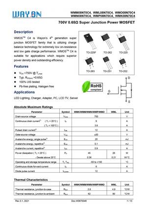 WMO08N65C4
