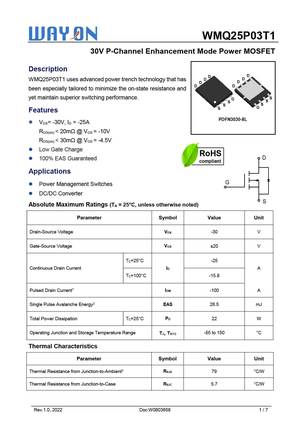 WMQ25P06TS
