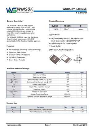 WSD50P10ADN56
