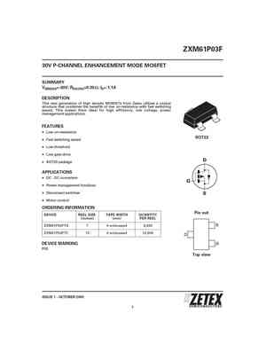 ZXM61P03FTC
