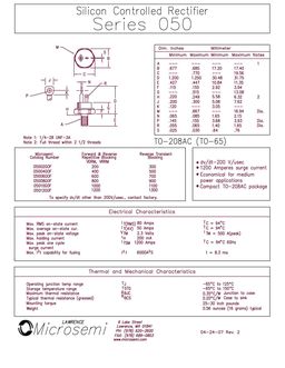 05002GOF
 datasheet