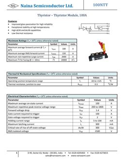 100NTT-140
 datasheet