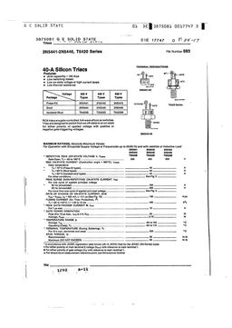 2N5441
 datasheet