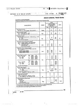 2N5441
 datasheet #2