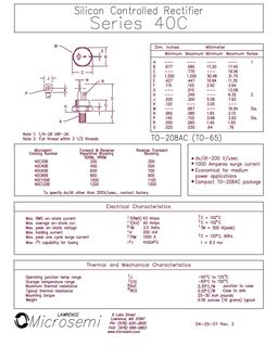 40C100B
 datasheet