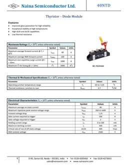 40NTD-100
 datasheet