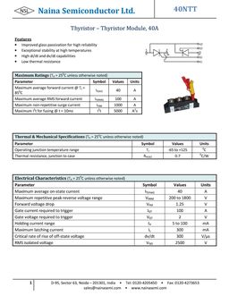 40NTT-100
 datasheet