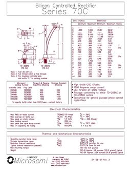 70C100B
 datasheet