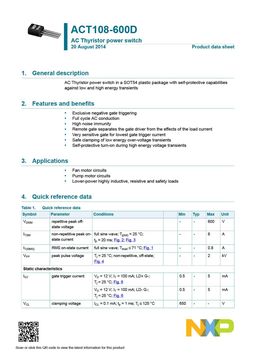 ACT108-600D
 datasheet