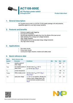 ACT108-800E
 datasheet