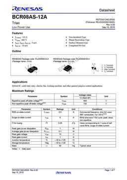 BCR08AS-12A
 datasheet