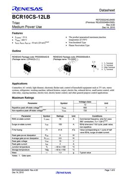 BCR10CS-12LB
 datasheet