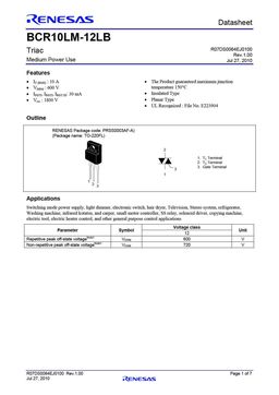 BCR10LM-12LB
 datasheet