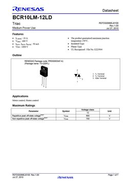 BCR10LM-12LD
 datasheet