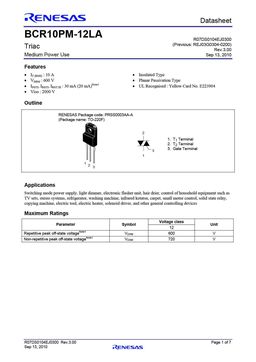 BCR10PM-12LA
 datasheet