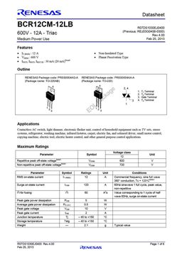 BCR12CM-12LB
 datasheet