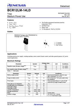 BCR12LM-14LD
 datasheet