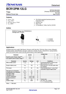 BCR12PM-12LG
 datasheet