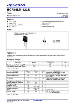 BCR16LM-12LB
 datasheet