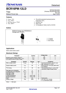 BCR16PM-12LD
 datasheet