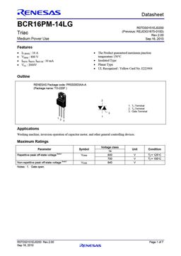 BCR16PM-14LG
 datasheet