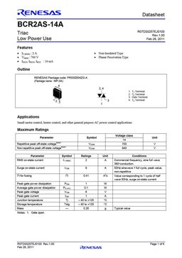 BCR2AS-14A
 datasheet