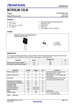 BCR3LM-12LB
 datasheet