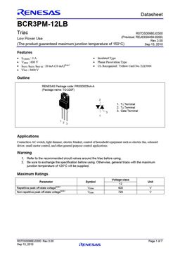 BCR3PM-12LB
 datasheet