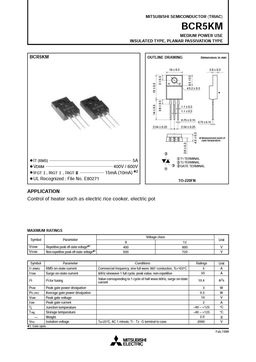 BCR5KM
 datasheet