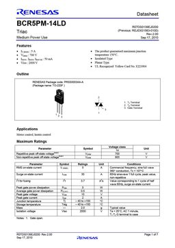 BCR5PM-14LD
 datasheet