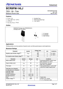 BCR8FM-14LJ
 datasheet