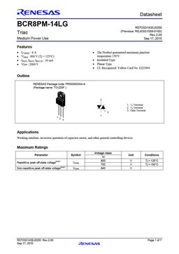 BCR8PM-14LG
 datasheet