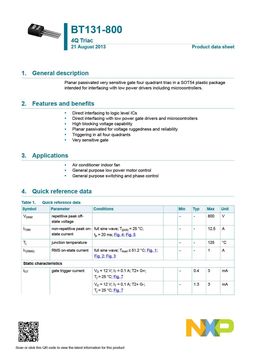 BT131-800
 datasheet