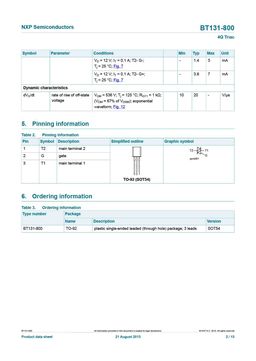 BT131-800
 datasheet #2