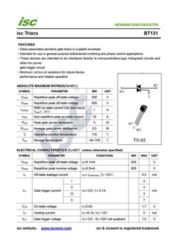 BT131
 datasheet