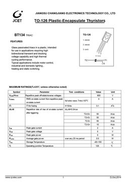 BT134-600
 datasheet