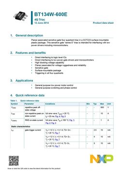 BT134W-600E
 datasheet