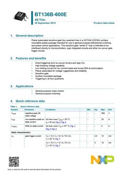 BT136B-600E
 datasheet