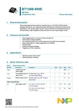 BT136B-800E
 datasheet